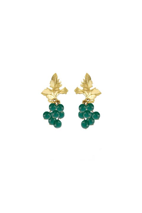 Siena Grape Drop Earrings