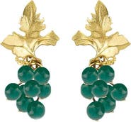 PERACAS Siena Grape Drop Earrings