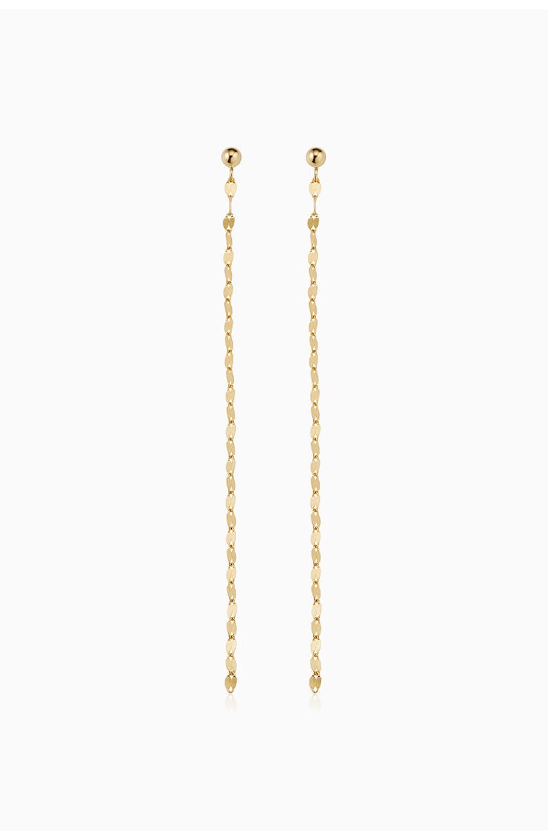 Oradina 14K Gold Cabaret Chain Duster Earrings, Main, color, 