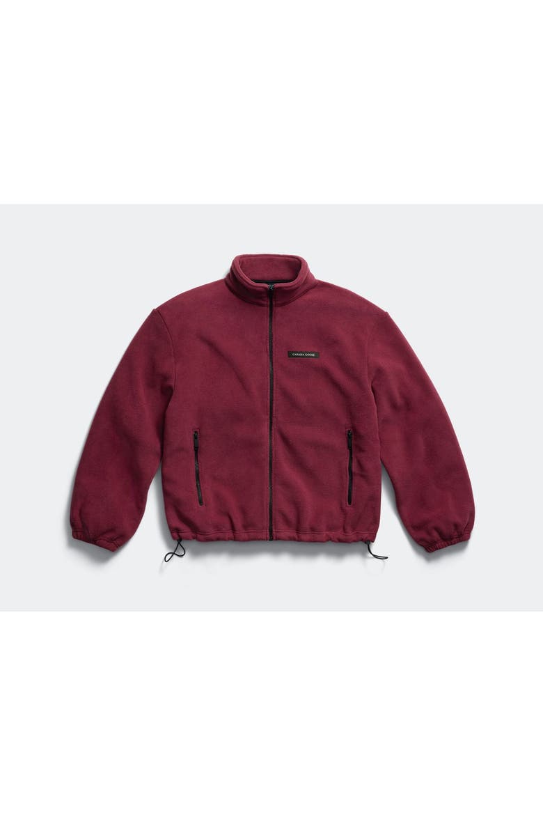 Tayen Fleece Jacket, Alternate, color, Burnt Vermillion