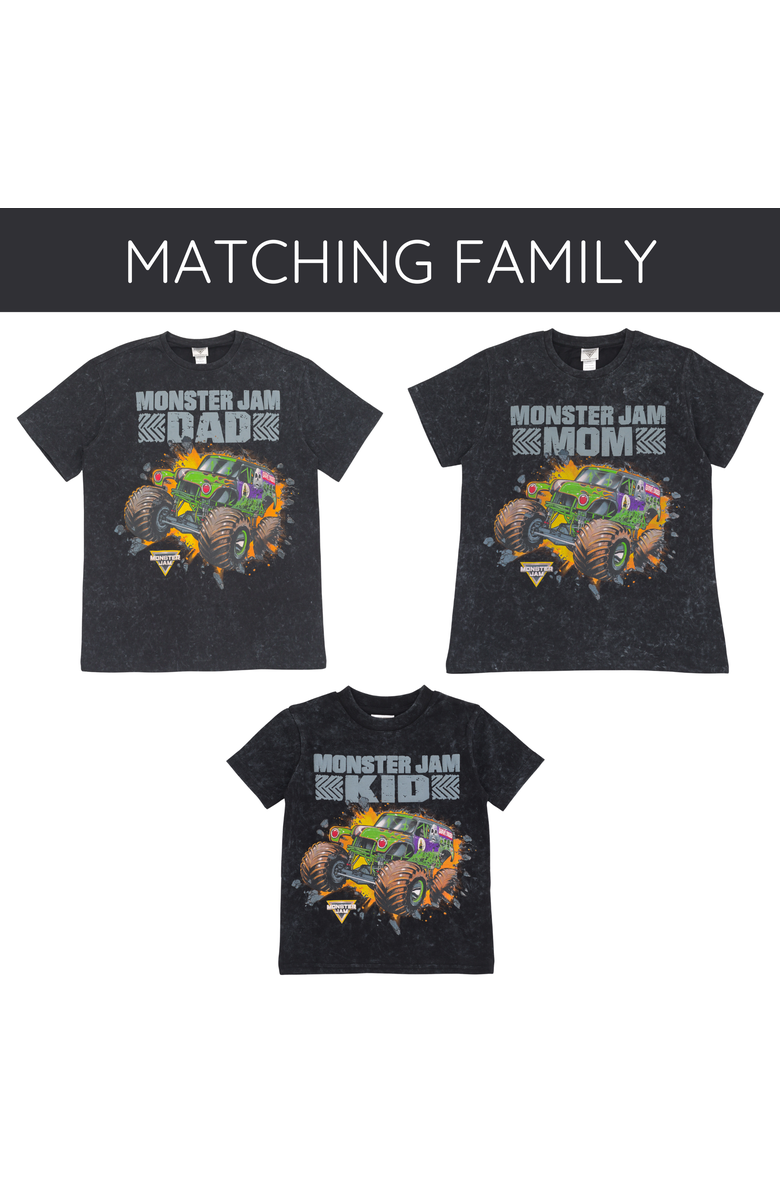 Monster Jam Grave Digger Short Sleeve Tee, Alternate, color, Grave Digger Dad Black