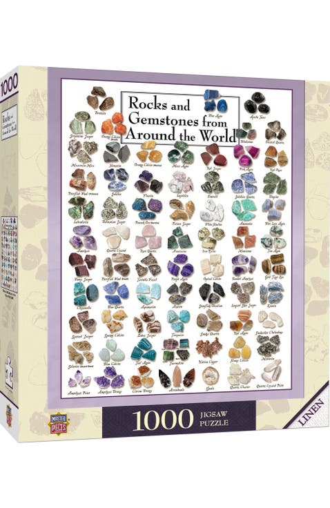 Rocks & Gemstones 1000 Piece Puzzle