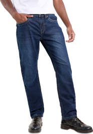 XRAY Saddle Stitch Relaxed Straight Leg Jeans