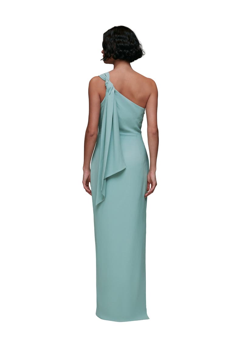Bethan One Shoulder Maxi Dress, Alternate, color, Sage Green