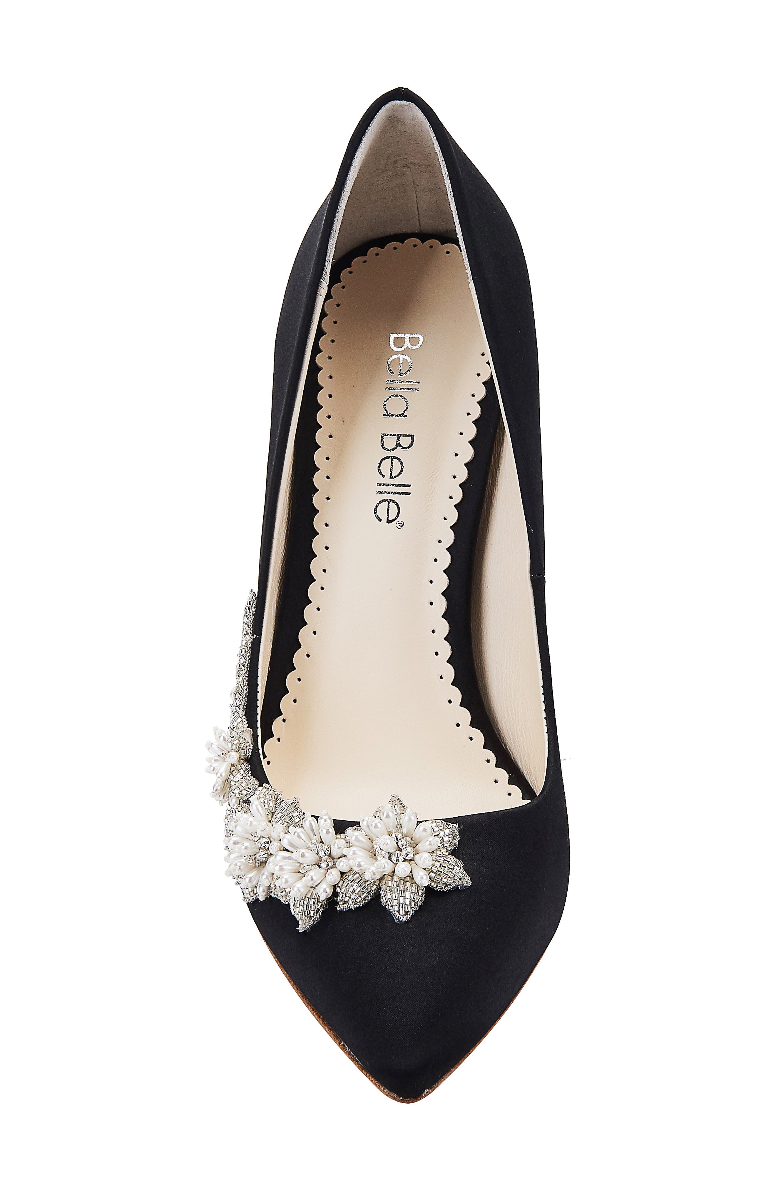 Bella Belle Jasmine Embellished Silk Pump, Alternate, color, 