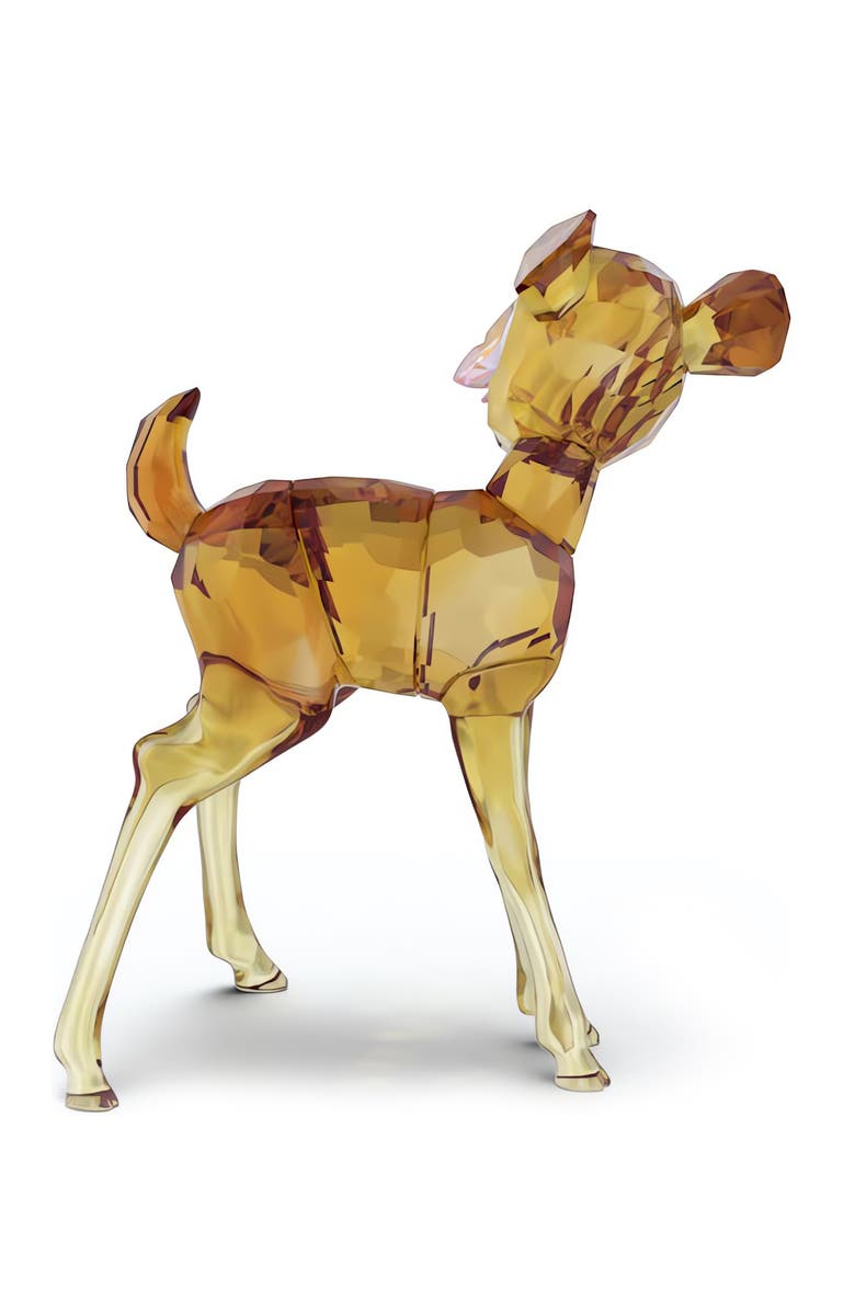 Swarovski x Disney 'Bambi' Crystal Figurine, Alternate, color, Light Amber
