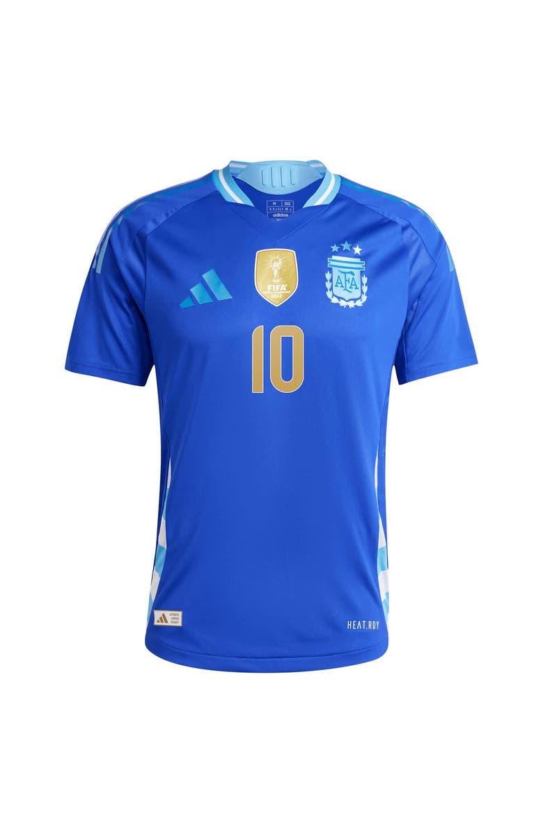 adidas Men's adidas Lionel Messi Blue Argentina National Team 2024 Away Authentic Player Jersey, Alternate, color, Blue