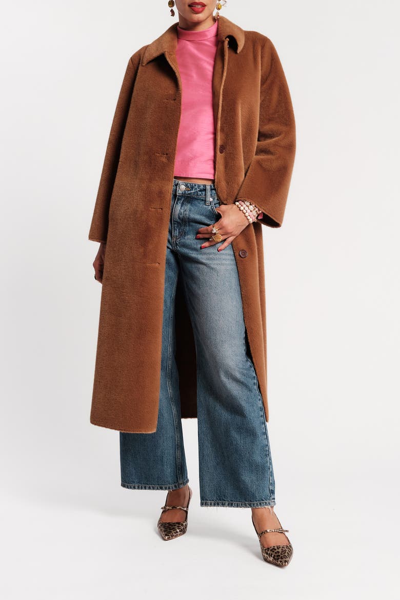 Paulette Coat, Alternate, color, Camel