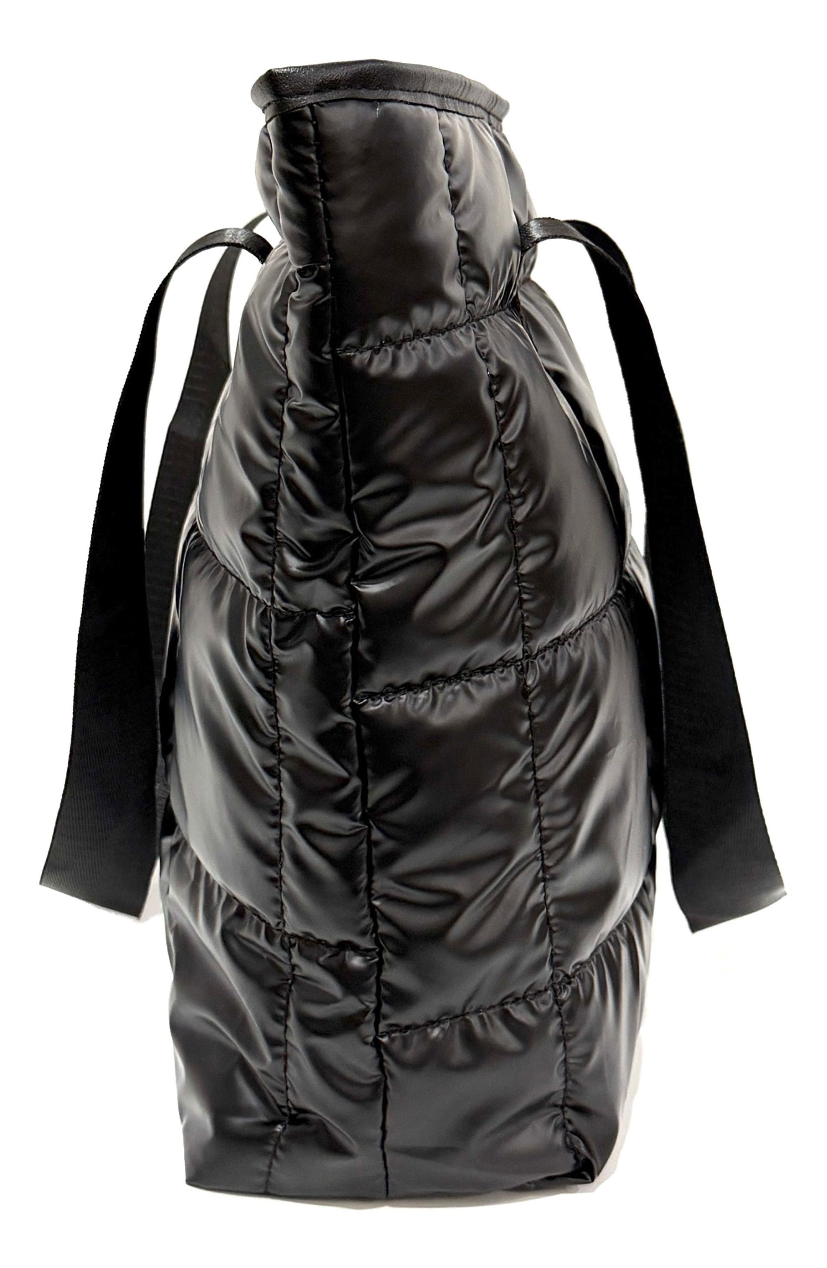 Cushion Oversized Tote, Alternate, color, BLACK