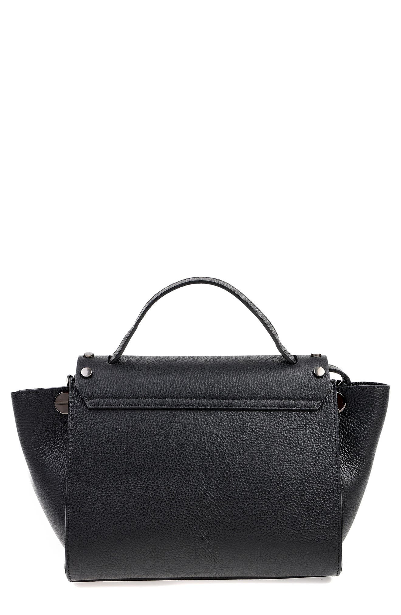 STORE BRANDS VIP CARLA FERRERI Leather Shoulder Bag, Alternate, color, 