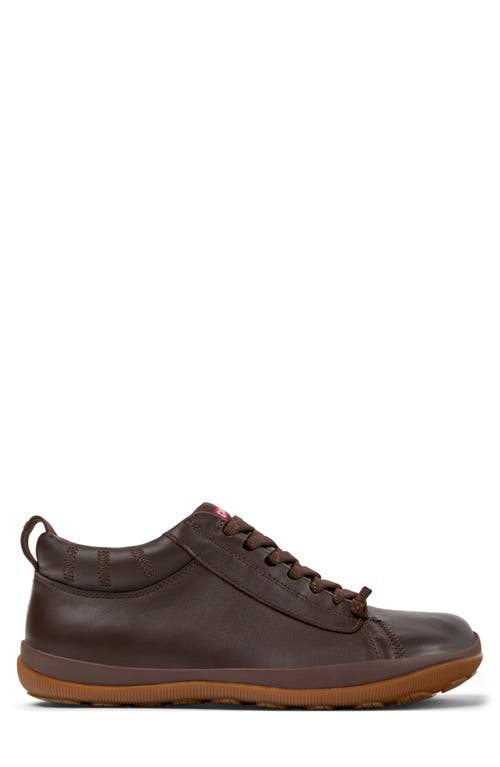 Camper Peu Pista Gm Leather Lace-up Sneakers In Brown