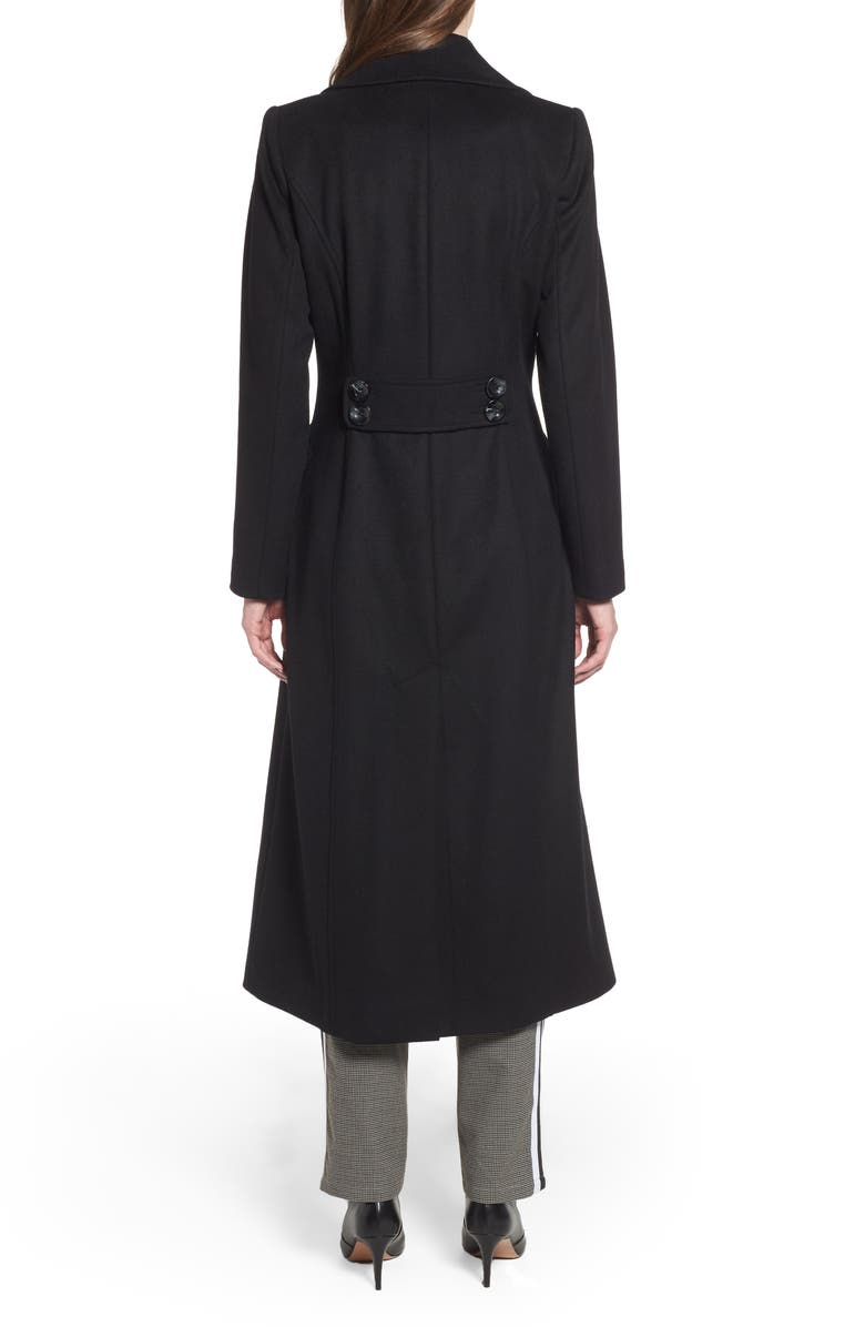 Kristen Blake Double Breasted Long Wool Coat, Alternate, color, 