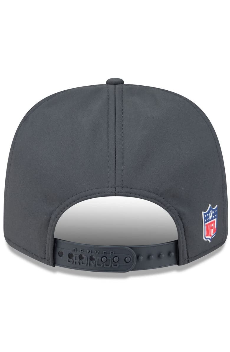 New Era Men's New Era Charcoal Denver Broncos 2025 Sideline Cold Weather 9SEVENTY Adjustable Hat, Alternate, color, 