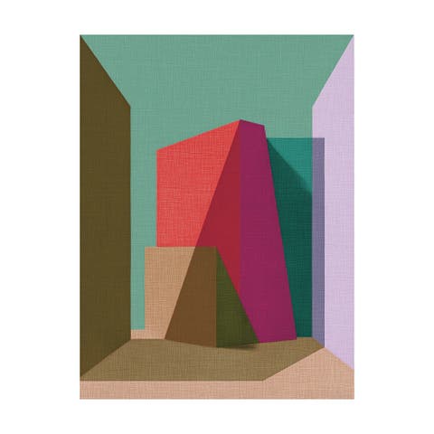 Form and Structure No. 12 Geometric Abstract Art Print