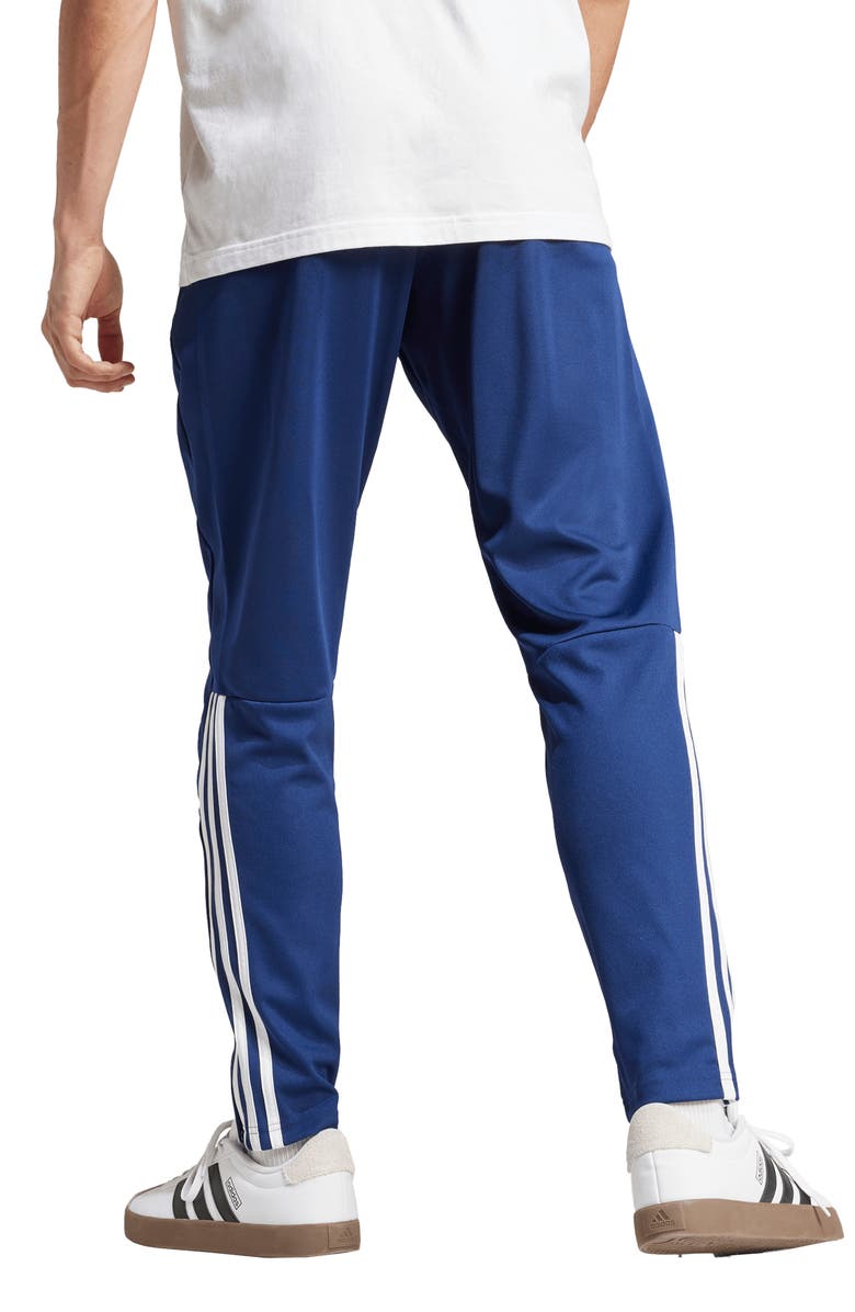 adidas Sereno 3-Stripes AEROREADY Slim Pants, Alternate, color, Dkblue/Whi