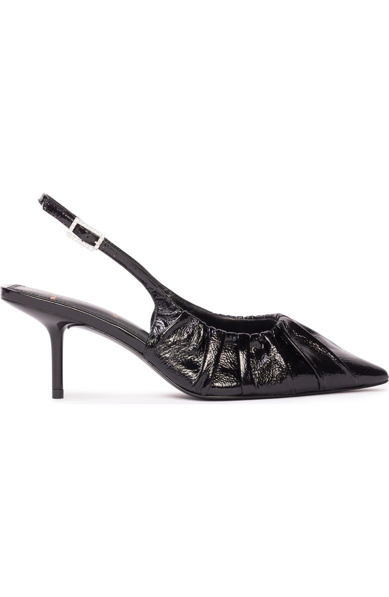BLACK SUEDE STUDIO Piaz Slingback Pointed Toe Pump, Alternate, color,