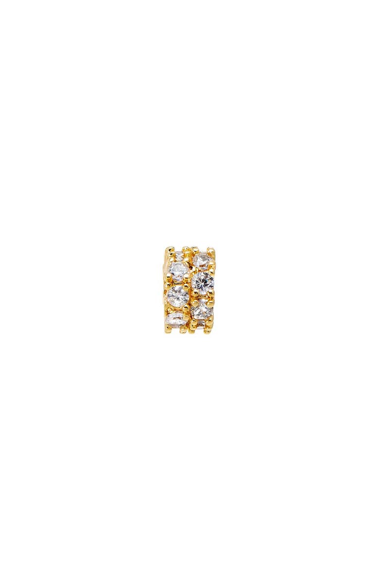 BY ADINA EDEN Double Row CZ Wide Charm, Main, color, Gold