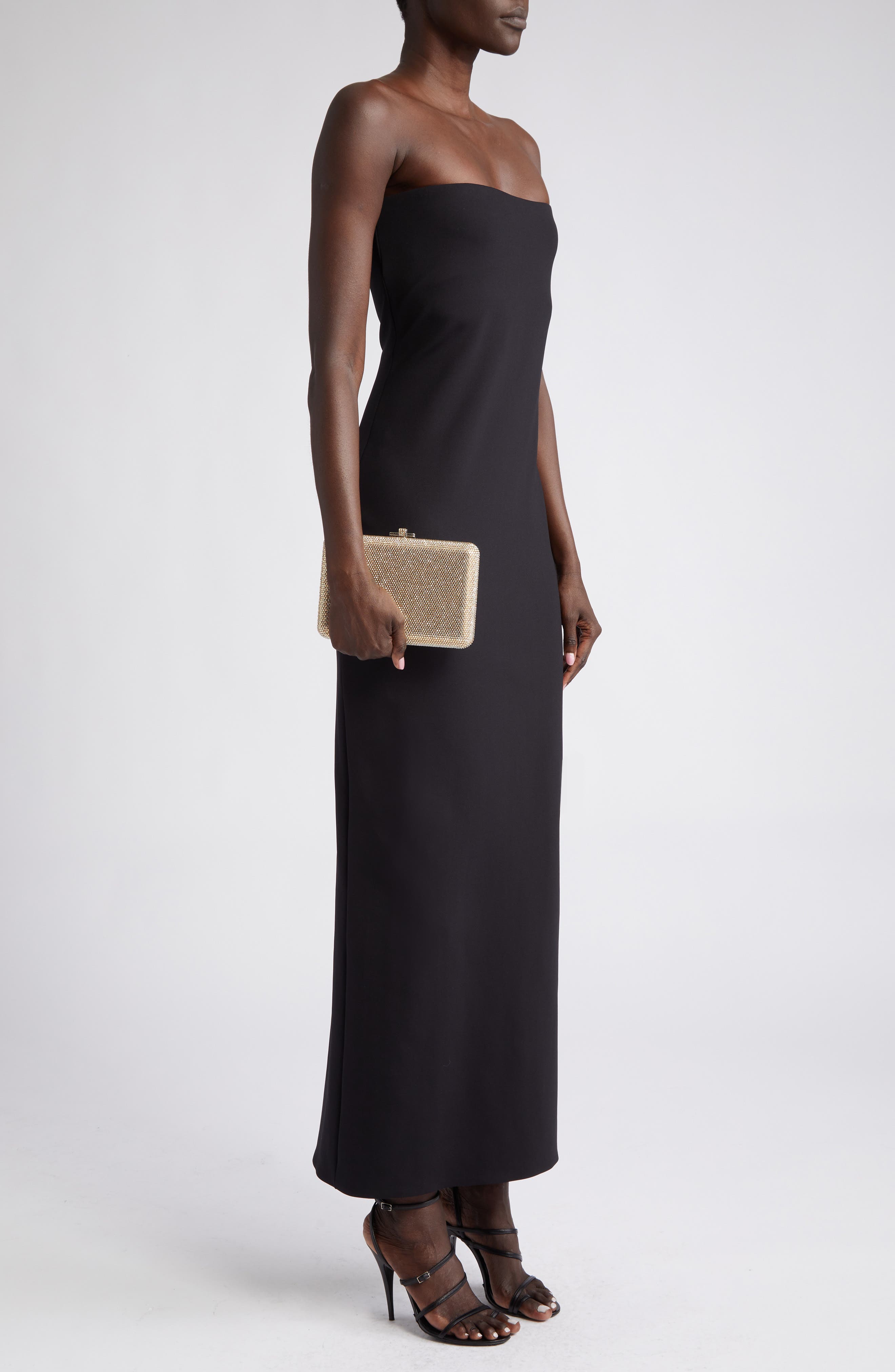 Slim Slide Clutch, Alternate, color, SILVER PROSECCO