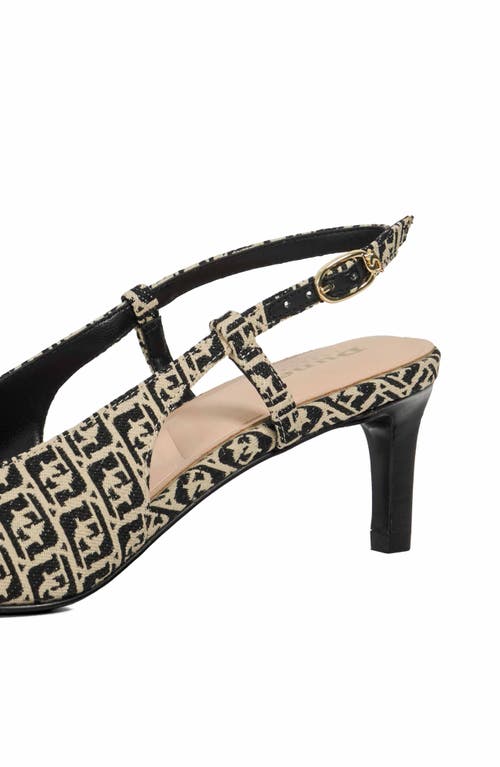 Dune London Dancing Slingback Kitten Heel Pump In Black