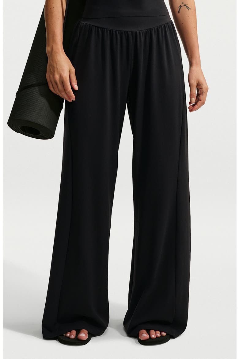 Wide Leg Pants, Main, color, BLACK/ COOL GREY