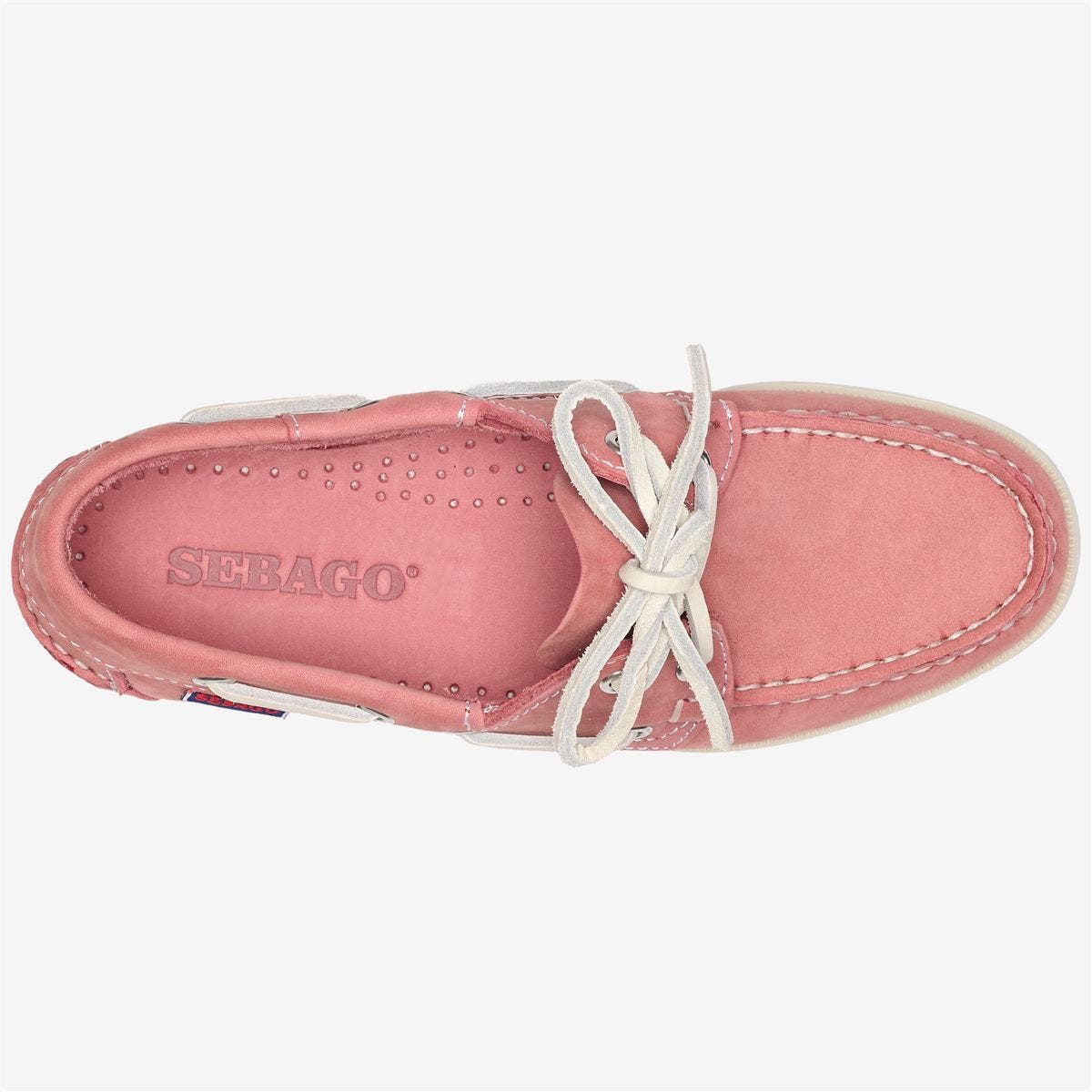Portland Nubuck Womans Boat Shoes, Alternate, color, Pink-White