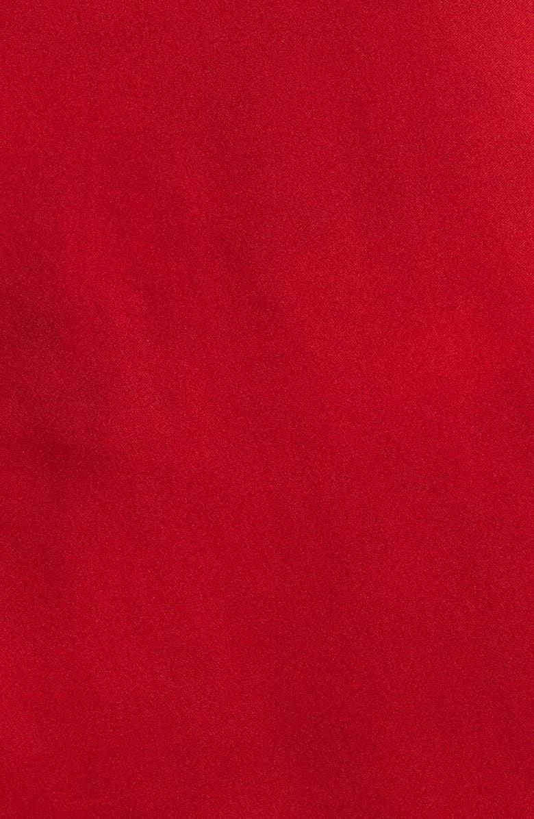 Elie Tahari The Payton Placed Floral Long Sleeve Stretch Silk Caftan Dress, Alternate, color,