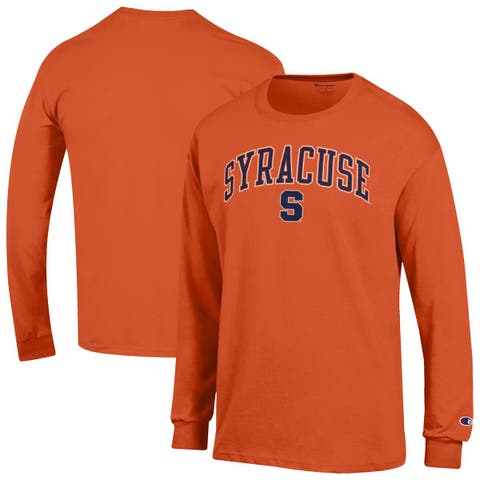 Men
s Champion  Orange Syracuse Orange Arch Over Logo Long Sleeve T-Shirt