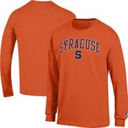Champion Men's Champion Orange Syracuse Orange Arch Over Logo Long Sleeve T-Shirt