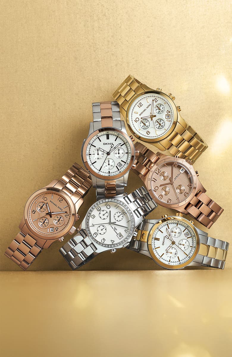 Marc Jacobs 'Henry' Chronograph Bracelet Watch, 37mm, Alternate, color,