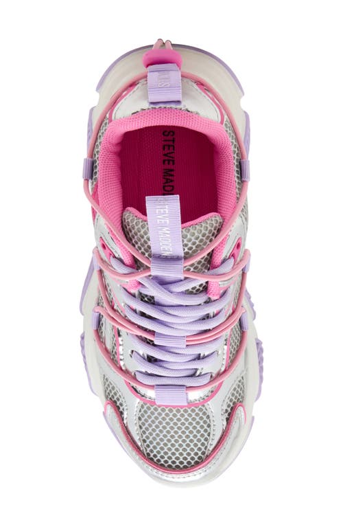 Steve Madden Kids' Jkey Sneaker In Purple