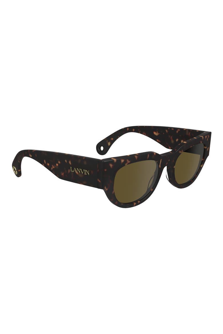 51mm Signature Teacup Sunglasses, Alternate, color, DARK TORTOISEDNU