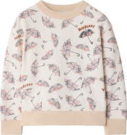 Burberry Umbrella Cotton Sweatshirt