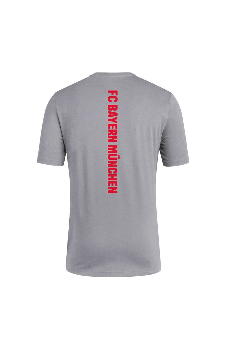 adidas Men's adidas Gray Bayern Munich Three-Stripe T-Shirt, Alternate, color, 