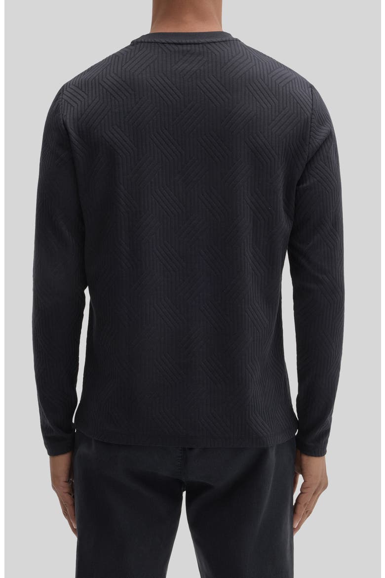 Anderson Long Sleeve Geometric T-Shirt, Alternate, color, BLACK