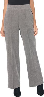 Vince Camuto Pintuck Wide Leg Pull-On Pants
