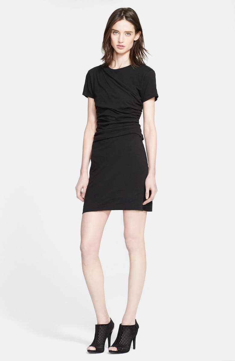 Theory 'Tucky' Pima Cotton T-Shirt Dress, Main, color, 