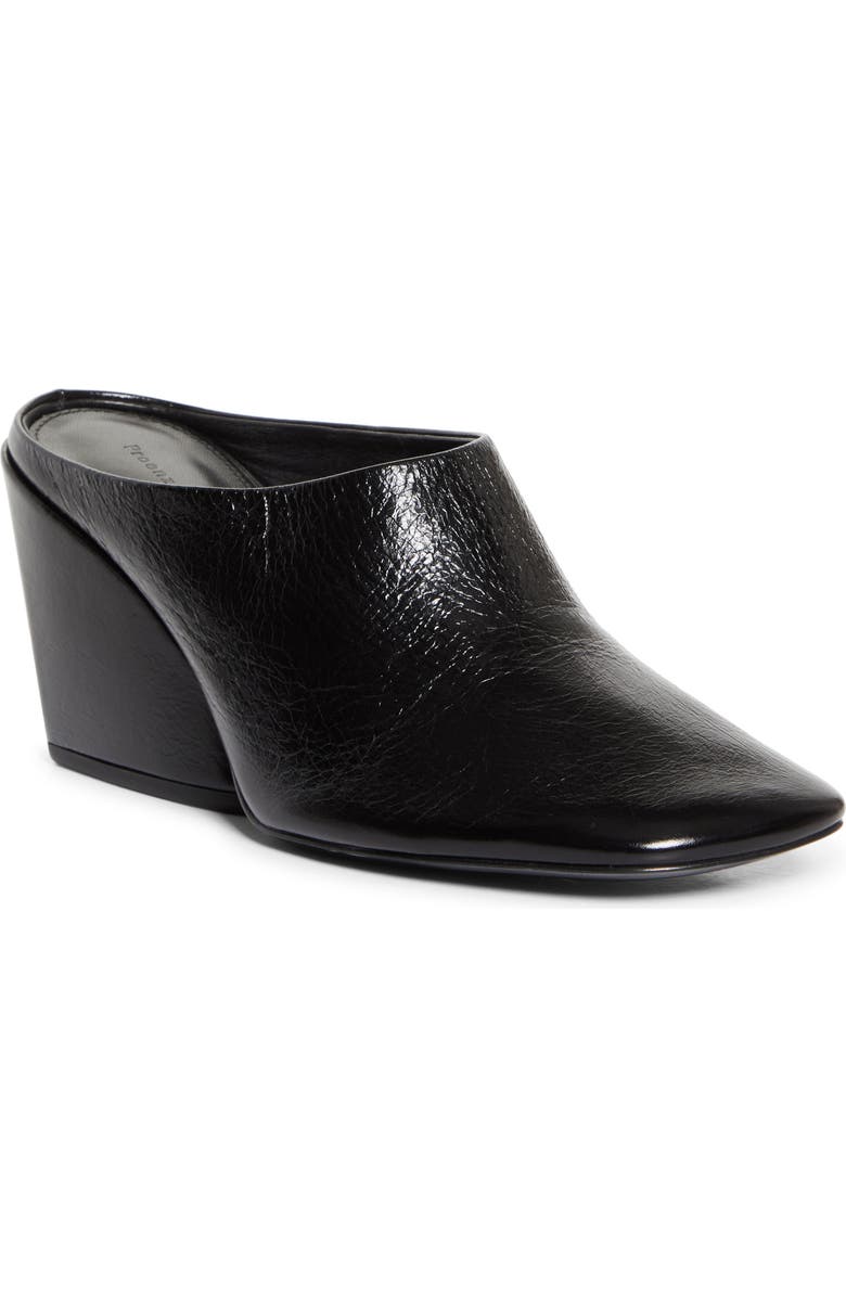 Proenza Schouler Slant Mule, Main, color, Black