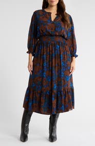 SUGARLIPS Lebanon Floral Ruffle Shirtdress