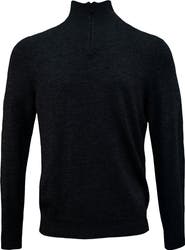 Lords of Harlech Quest Fully Fashioned Quarter-zip Merino Sweater