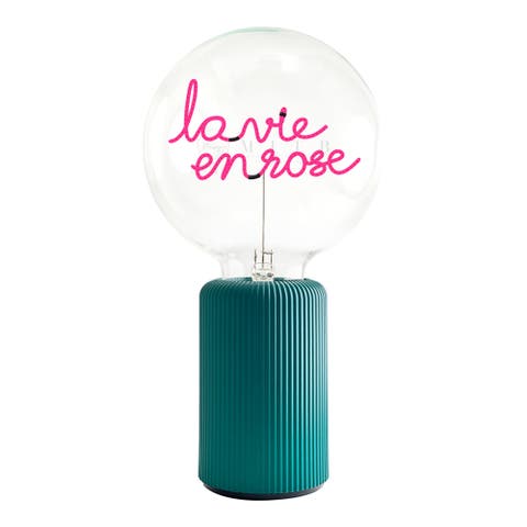 La Vie En Rose Portable Table Lamp
