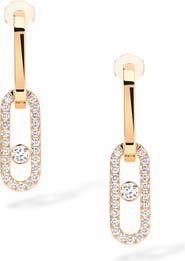 Messika Move Link Diamond Drop Earrings