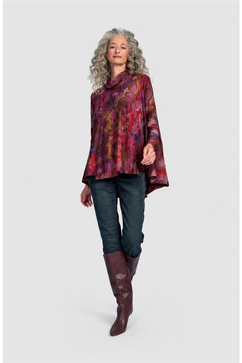 Pippin Trapeze Top, Alternate, color, Wine