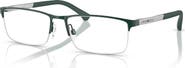Emporio Armani 55mm Rectangle optical glasses