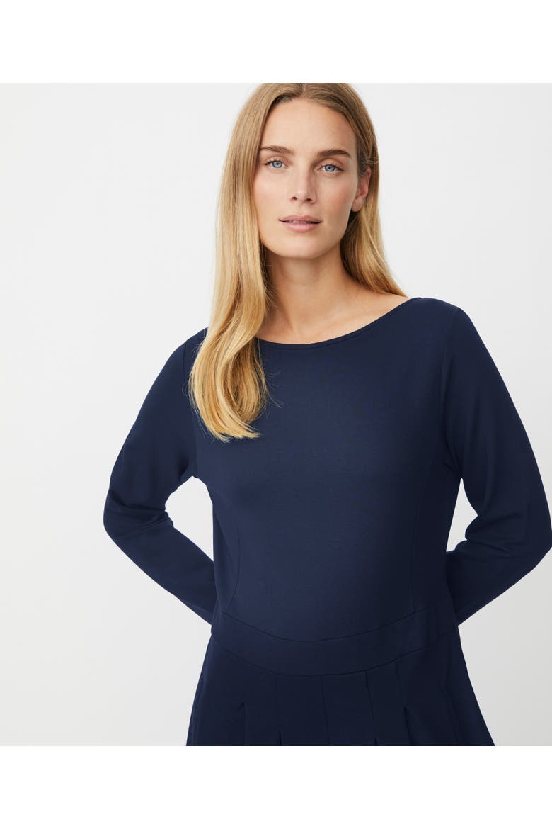 MaNaelise Long Sleeve Maxi Dress, Alternate, color, Navy Blazer