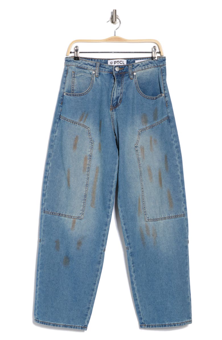 PTCL Baggy Carpenter Jeans, Alternate, color, Medium Wash