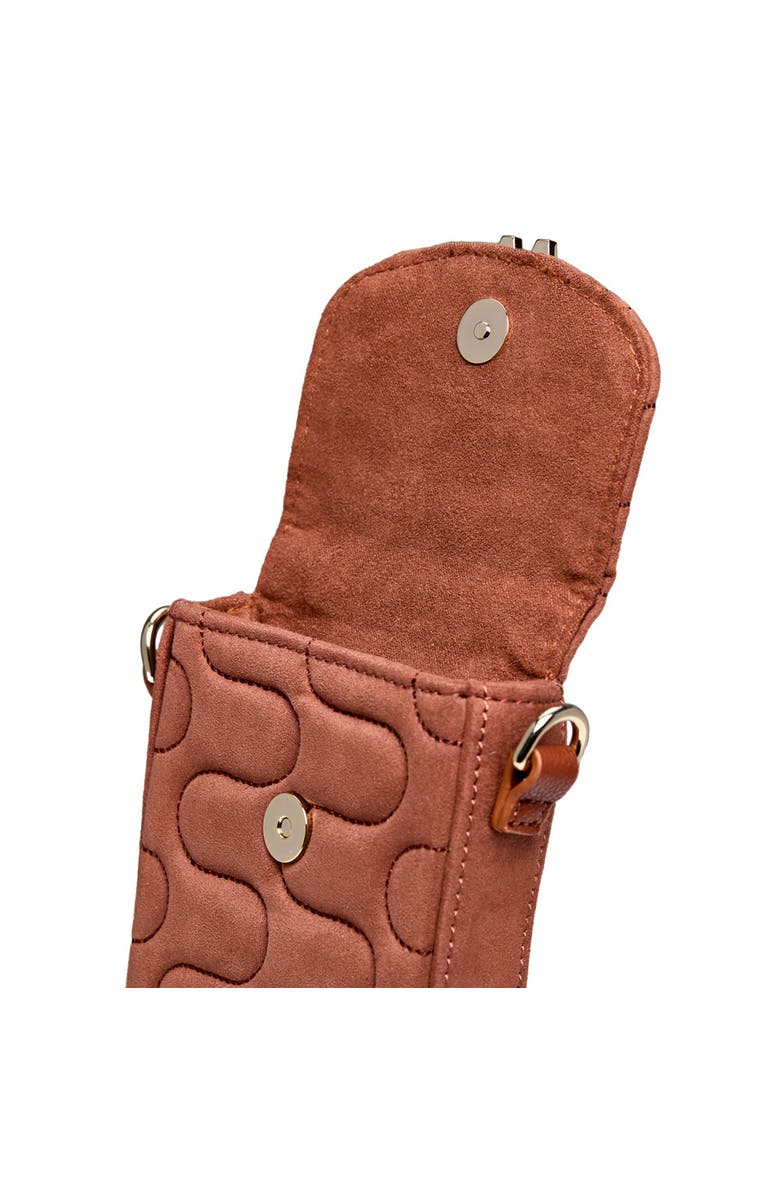 WOLF Mimi Swirl Phone Bag, Alternate, color, Nutshell Brown