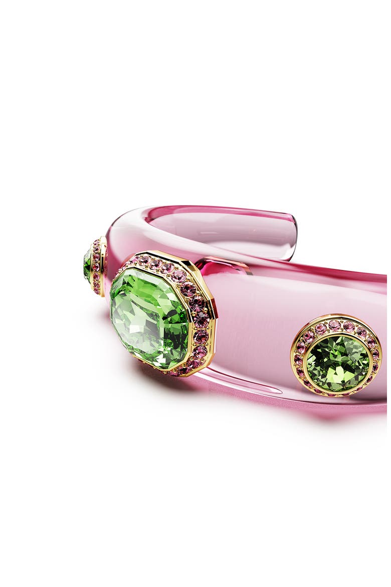 Dulcis Cuff Bracelet, Alternate, color, PINK/GREEN MULTI