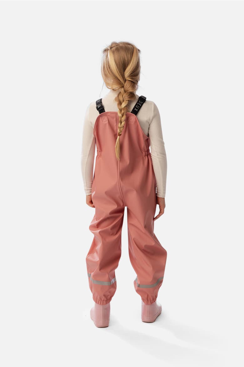 Rain Adjustable Suspender Reflective Strip Overalls, Alternate, color, Pink