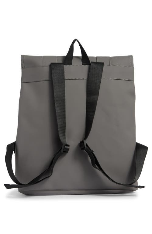Rains Msn Cargo Waterproof Backpack In Gray