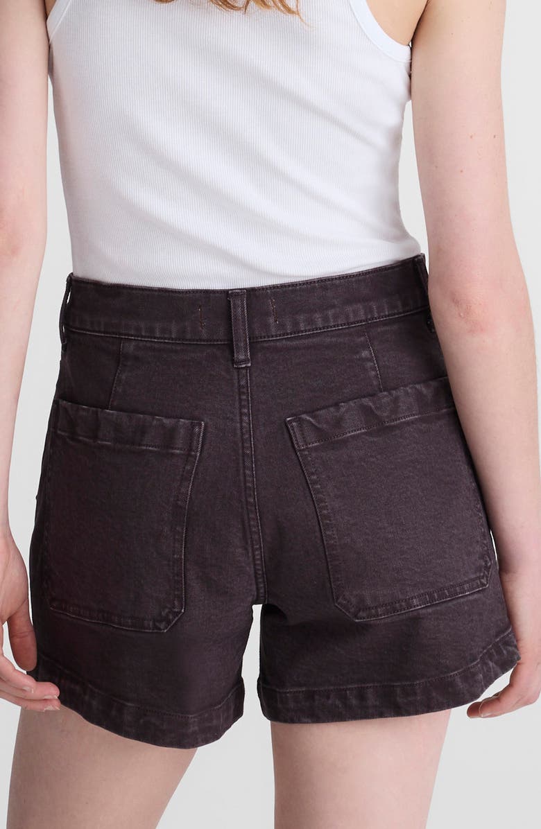 Madewell The Emmy Shorts, Alternate, color, Chocolate Plum